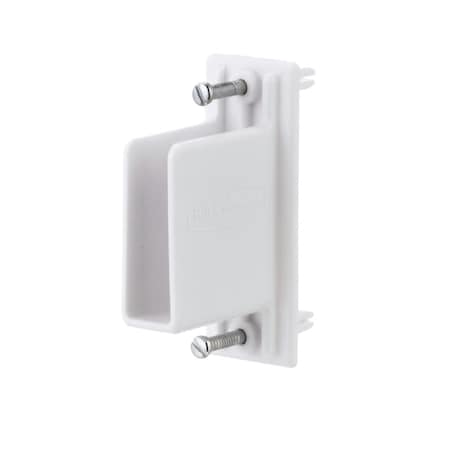 Rubbermaid Rubbermaid 16 in. H X 12 in. W X 2.9 in. L Metal Free Slide Fast Set Wall/End Bracket 3D32-LW-WHT